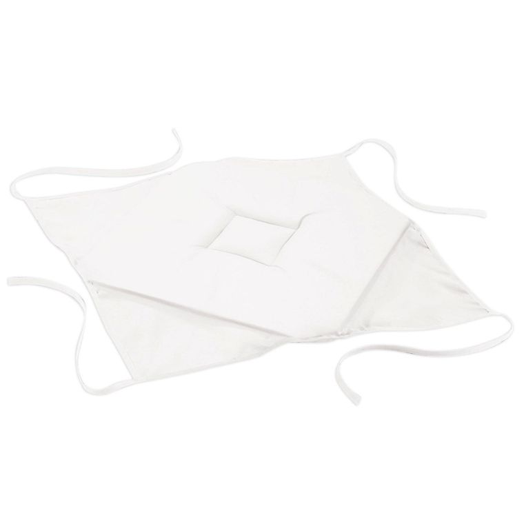 Douceur d'intérieur, poduszka na krzesło, Essentiel, 36-36 cm, biała