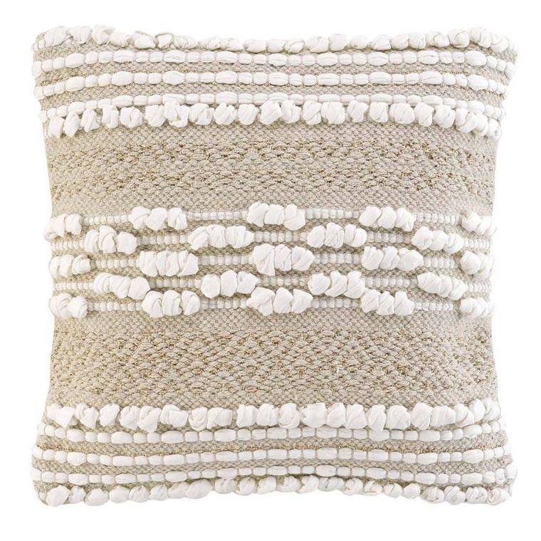Douceur d'intérieur, poduszka ozdobna z metaliczną nitką, Mirage, 40-40 cm