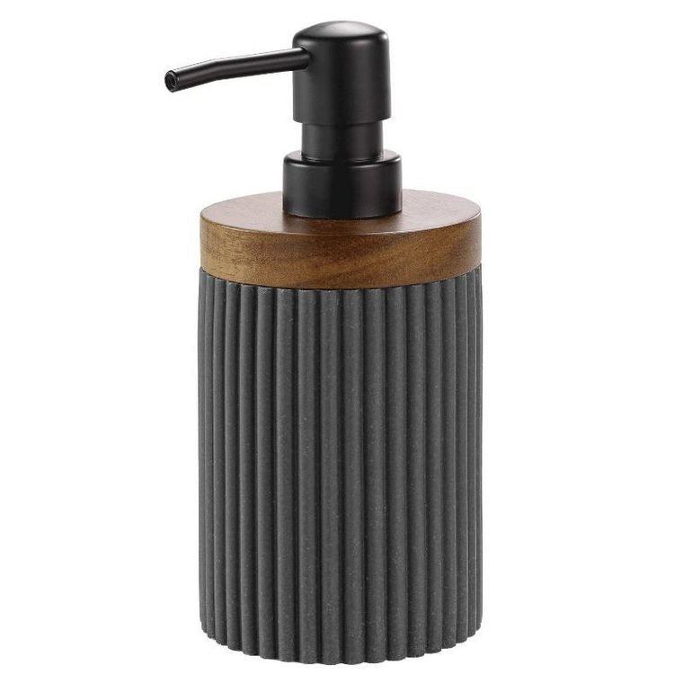 Douceur d'intérieur, prążkowany dozownik do mydła, Niagara, 8-17 cm