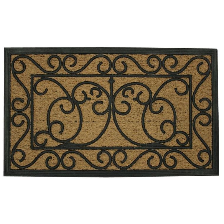 Douceur d'intérieur, prostokątna wycieraczka z włóknem kokosowym, Marquis, 45-75 cm