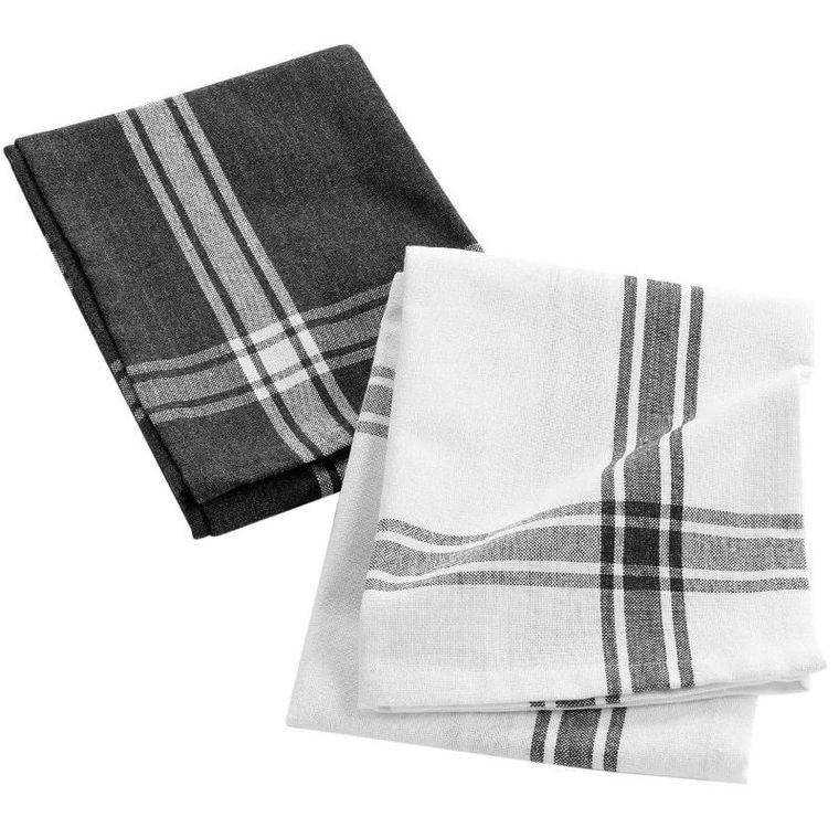 Douceur d'intérieur, ścierki kuchenne bawełniane, Cuisiline, 50-70 cm, 2 szt.