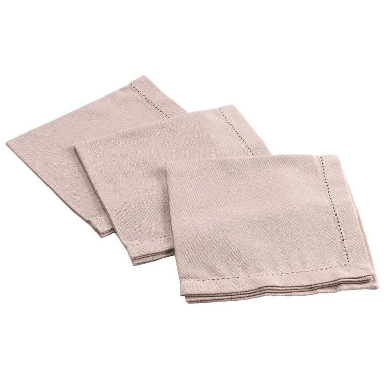 Douceur d'intérieur, serwetki bawełniane, Charline, 40-40 cm, 3 szt.