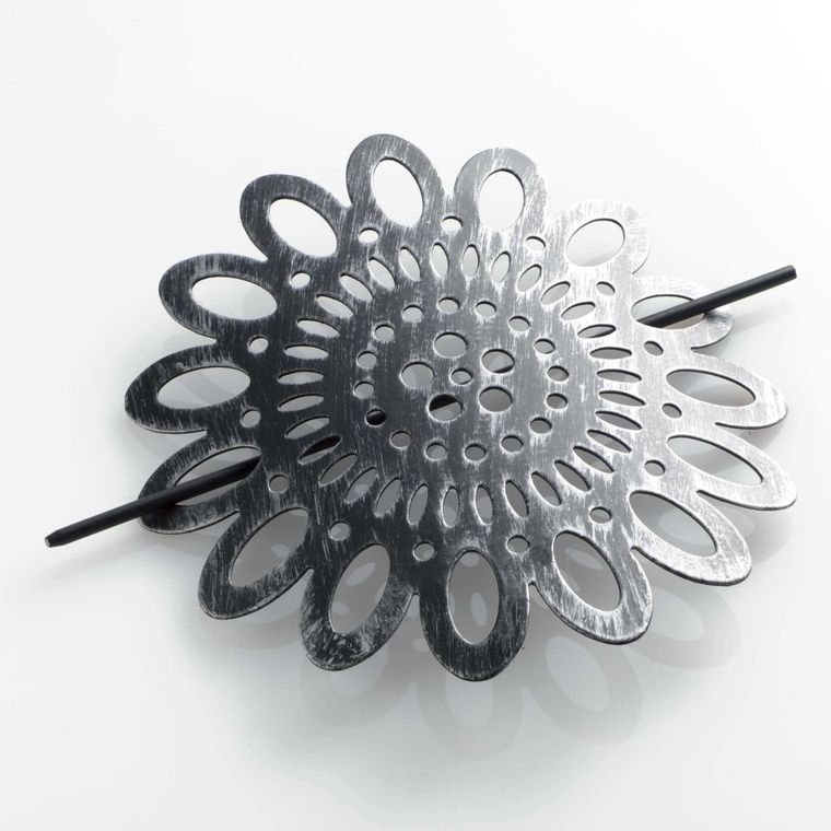 Douceur d'intérieur, spinka do zasłony, Mandy, 1 szt., czarna