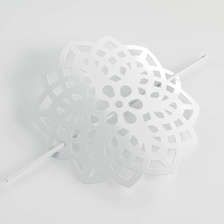 Douceur d'intérieur, spinka do zasłony, Rosae, 1 szt., biała