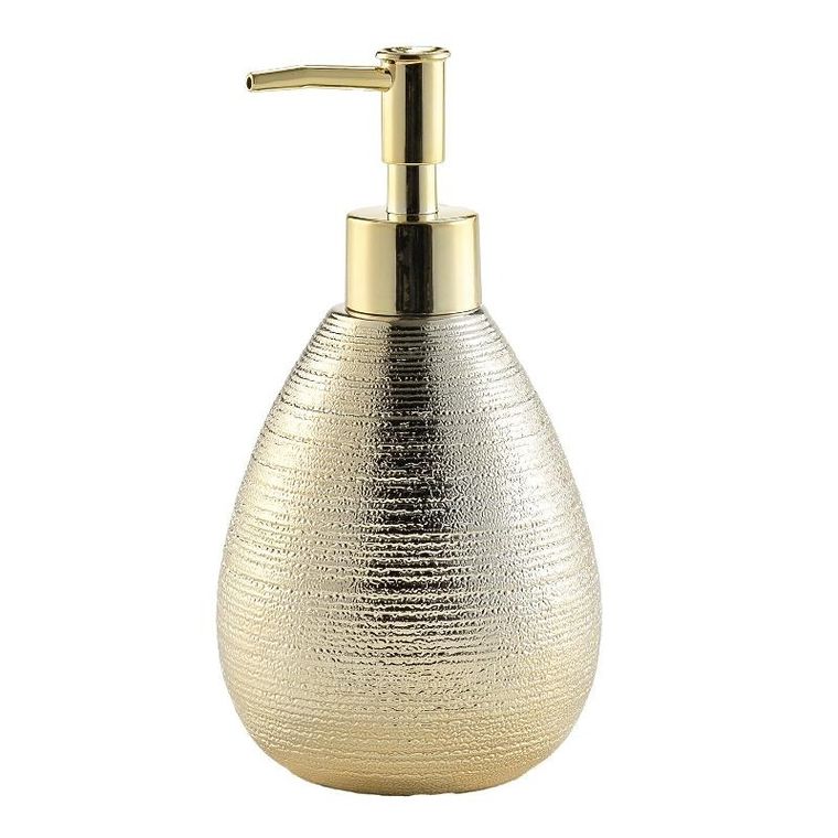 Douceur D'intérieur, Tresor, metaliczny dozownik ze złotą pompką, 9-17 cm