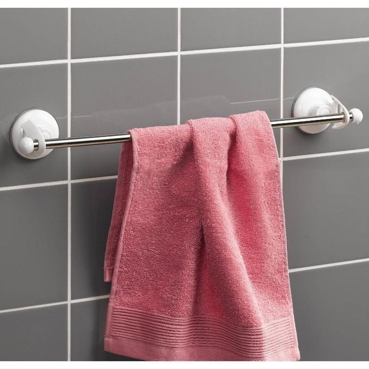 Douceur d'intérieur, wieszak na ręczniki, montaż na przyssawki, 47 cm