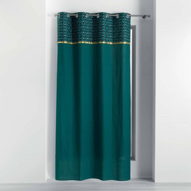 Douceur d'intérieur, zasłona do salonu, Artchic, morska, 140-240 cm