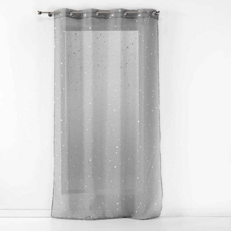 Douceur d'intérieur, zasłona na przelotkach ze wzorem, gwiazdki świecące w ciemności, Fluo Night