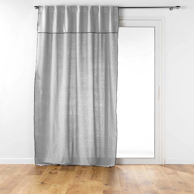 Douceur d'intérieur, zasłona na taśmie, Mistraline, bawełna z recyklingu, 140-240 cm