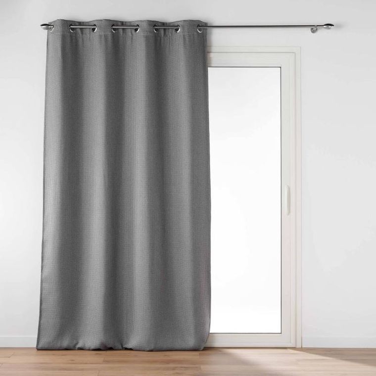 Douceur d'intérieur, zasłona zaciemniająca, Blacke, na przelotkach, 135-240 cm