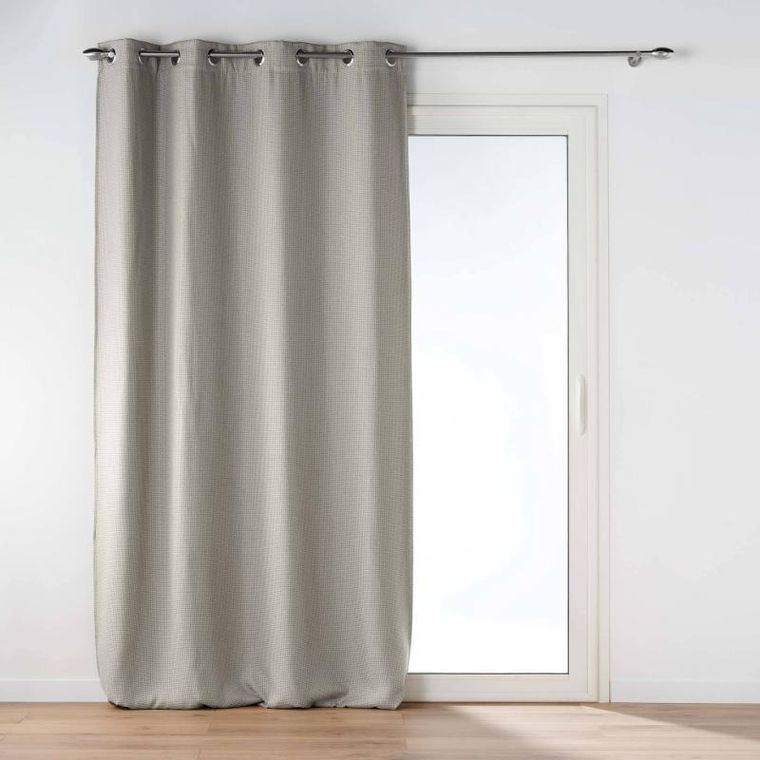 Douceur d'intérieur, zasłona zaciemniająca, Blacke, na przelotkach, 135-240 cm