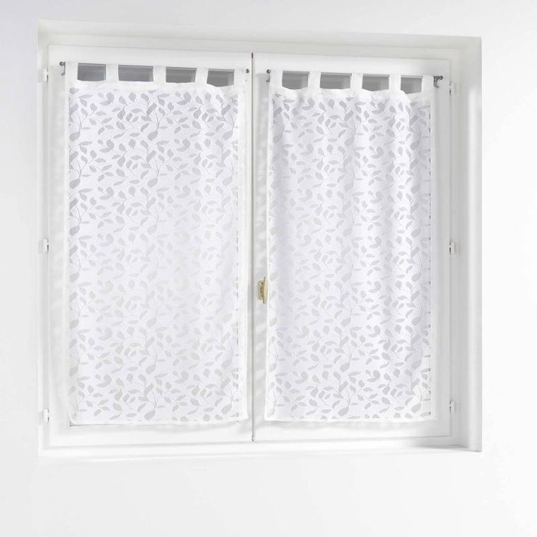 Douceur d'intérieur, zestaw firanek na szelkach, Manon, 60-120 cm, 2 szt.