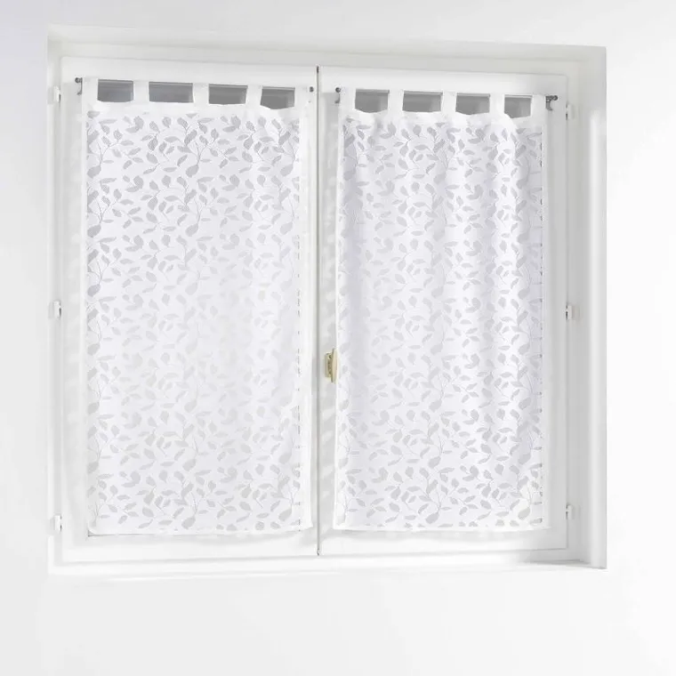 Douceur d'intérieur, zestaw firanek na szelkach, Manon, 60-160 cm, 2 szt.