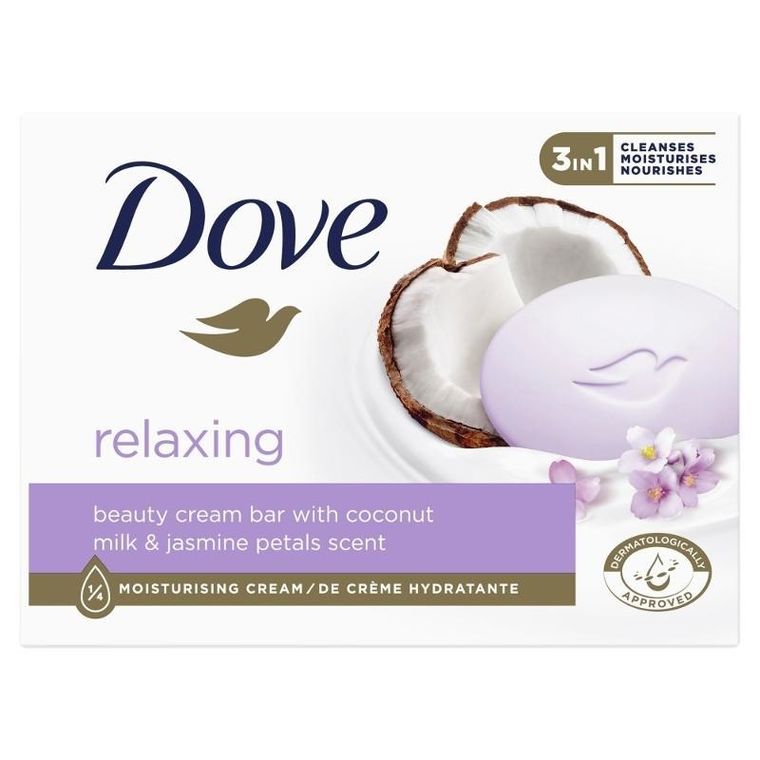 Dove, mydło, kostka, Coconut, 90g
