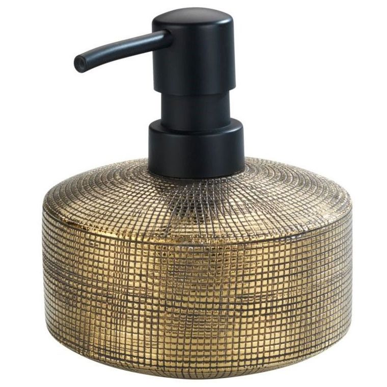 Dozownik na mydło w płynie, Rivara, złoty