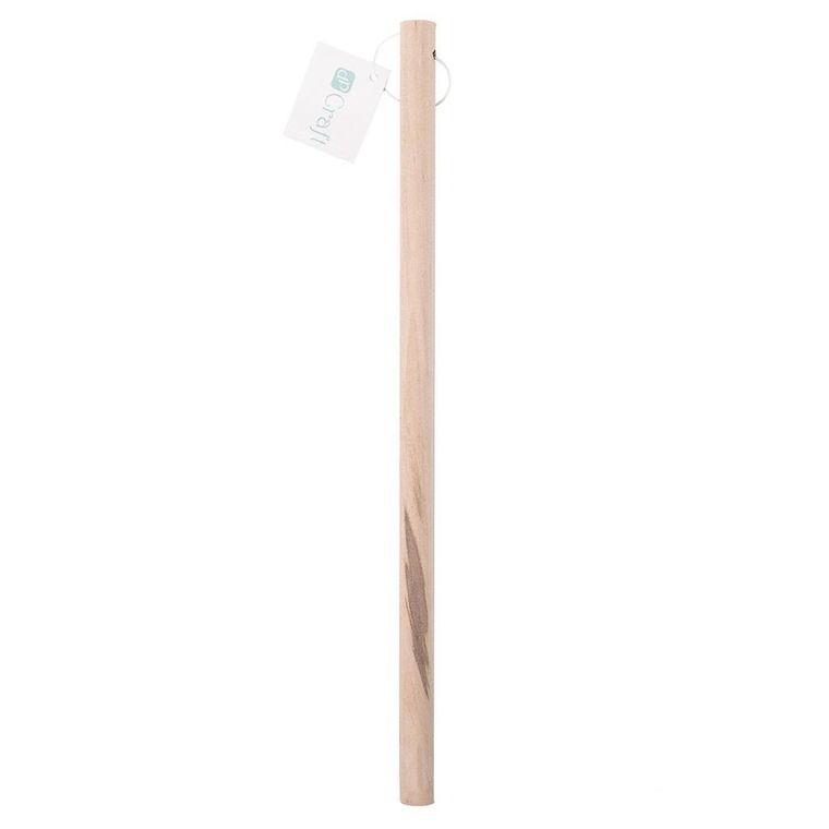 DP Craft, drążek drewniany do makramy, naturalny, ∅ 15-30 cm