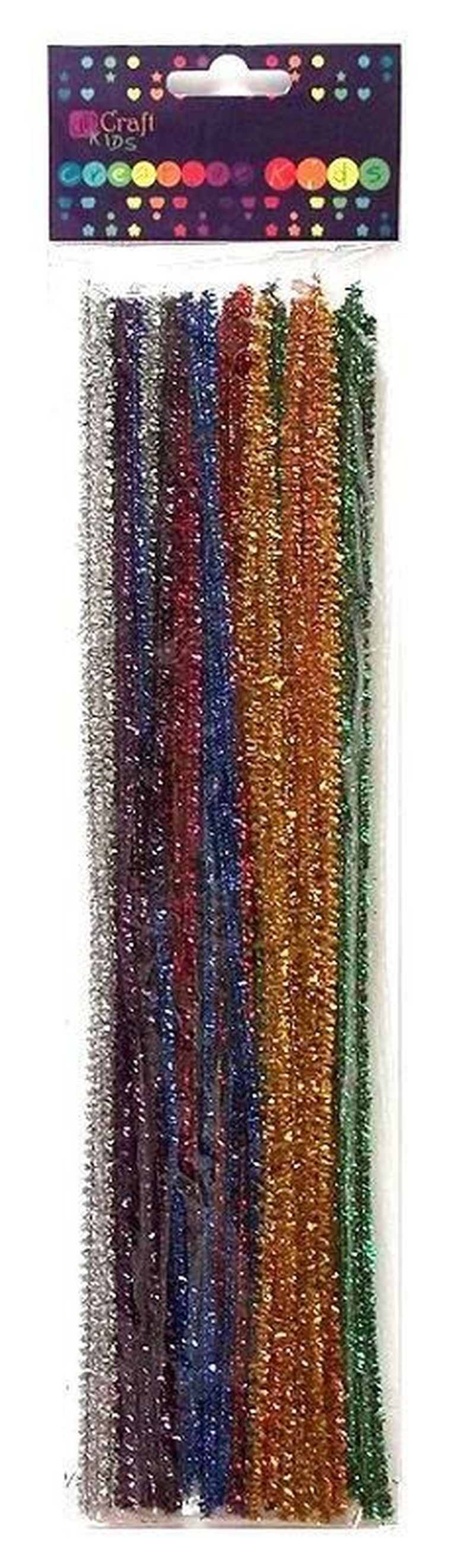 DP Craft, druciki kreatywne, metalizowane, 30 cm, 40 szt.