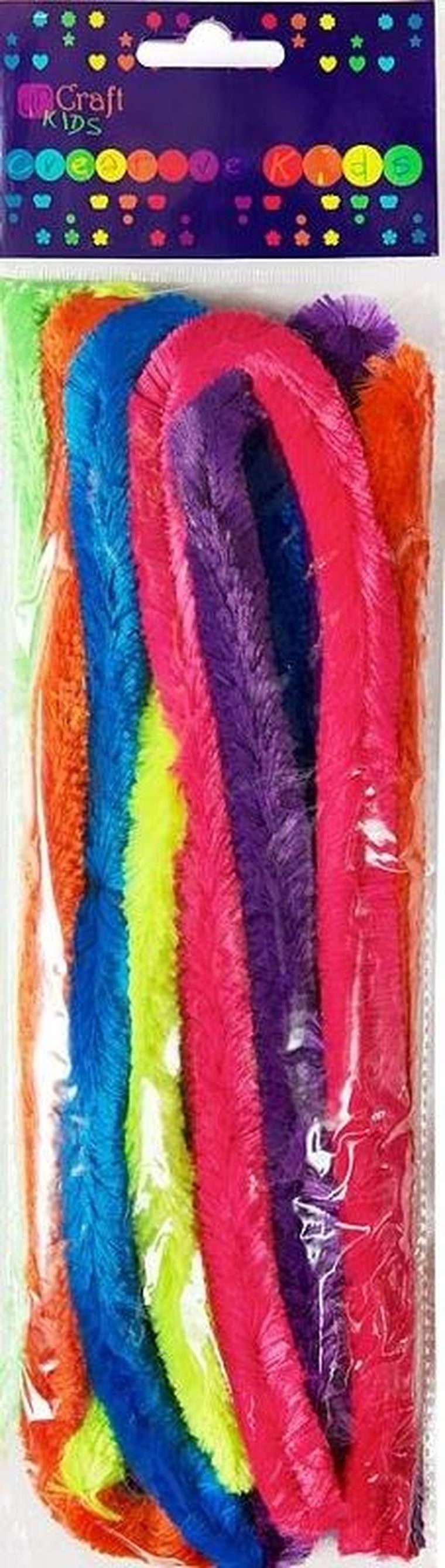 DP Craft, druciki kreatywne, neon, 50 cm, 8 szt.