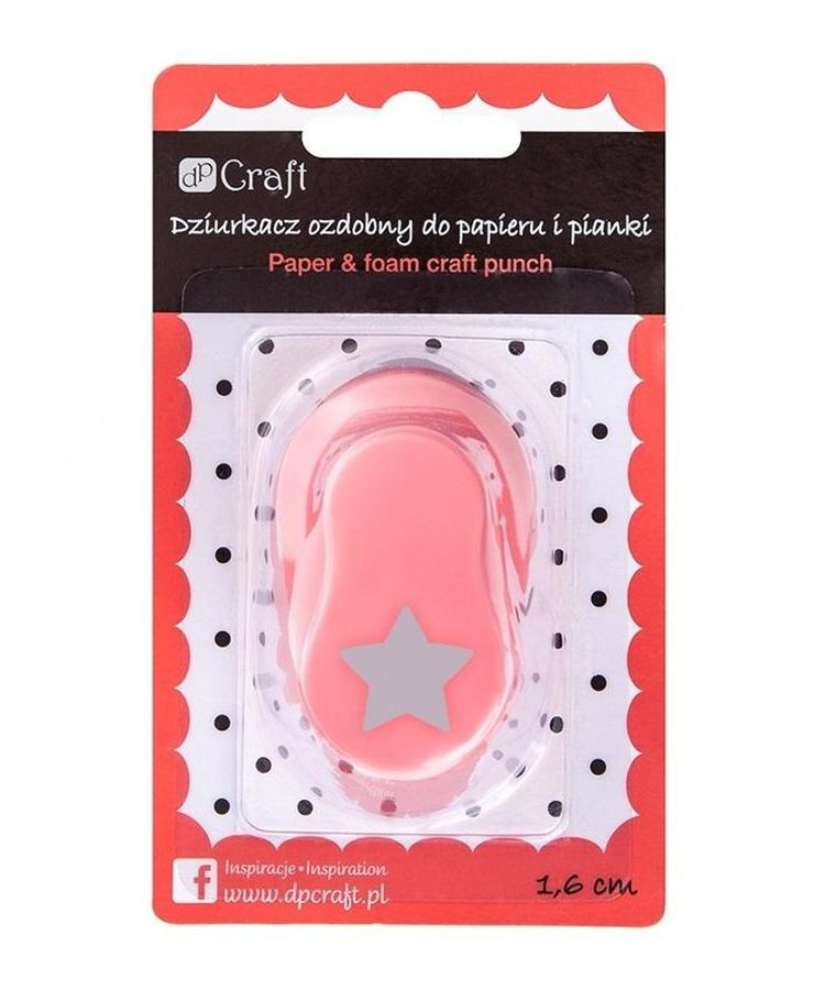DP Craft, dziurkacz ozdobny, gwiazda, 1,6 cm