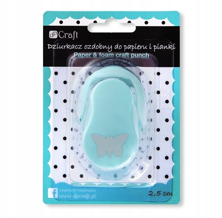 DP Craft, dziurkacz ozdobny, motyl, 2,5 cm