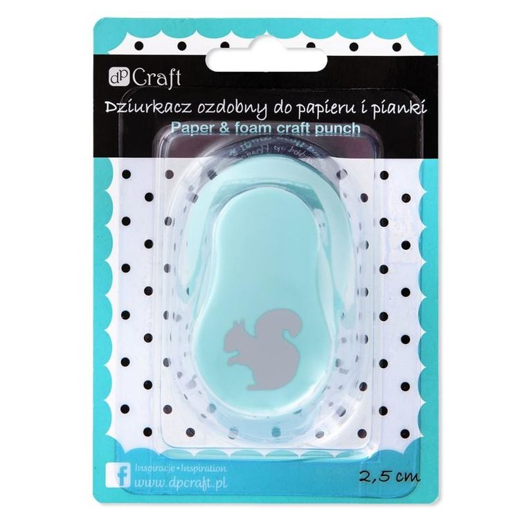 DP Craft, dziurkacz ozdobny, wiewiórka, 2,5 cm