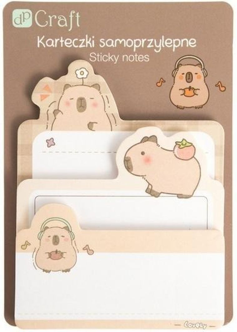 DP Craft, karteczki samoprzylepne, Kapibara