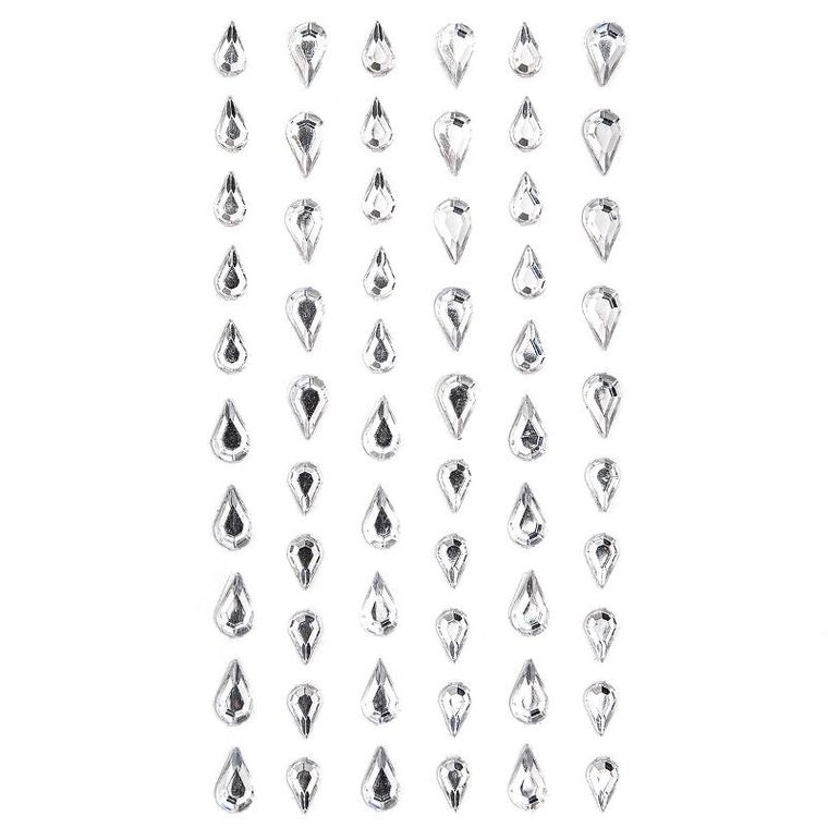 DP Craft, kryształki samoprzylepne, kropelki, 60 szt.