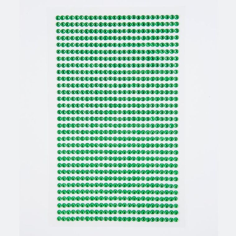 DP Craft, kryształki samoprzylepne, Light Green, 3mm, 806 szt.