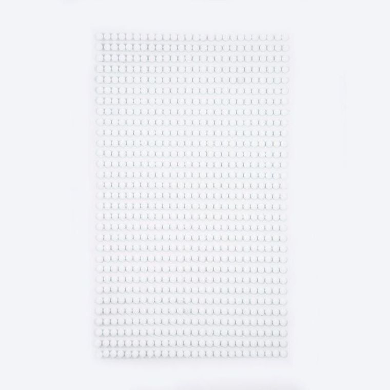 DP Craft, kryształki samoprzylepne, White, 3mm, 806 szt.