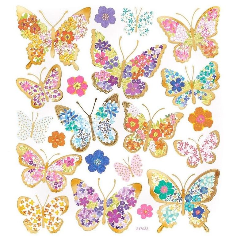 DP Craft, naklejki, motyle