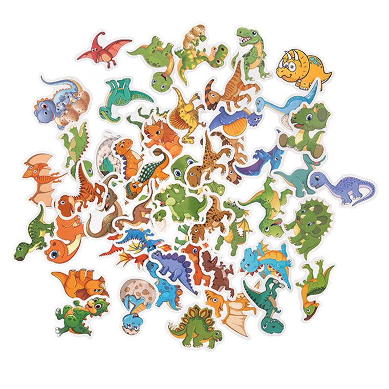 DP Craft, naklejki winylowe, dinozaury, 4-5 cm