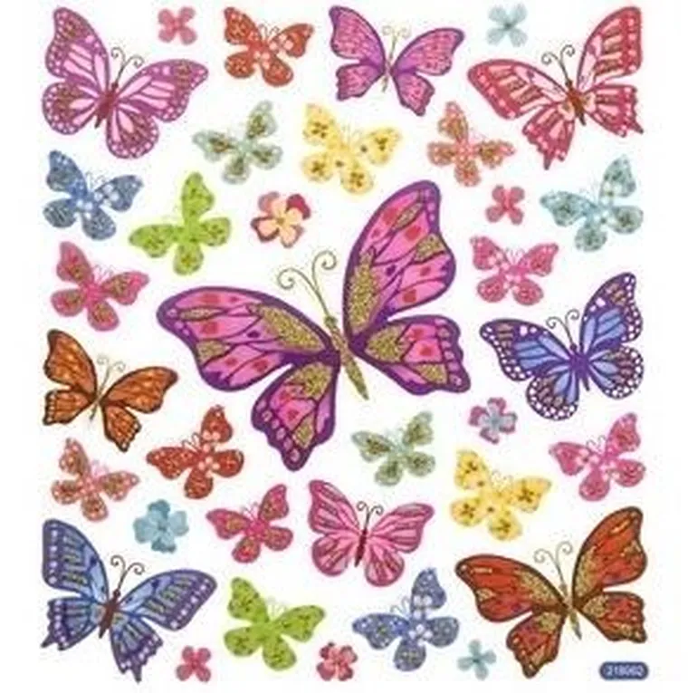 DP Craft, naklejki, wiosenne motyle