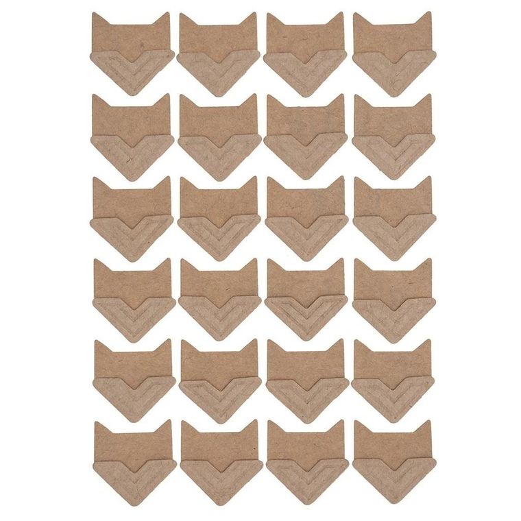 DP Craft, narożniki do zdjęć samoprzylepne, kraft, 48 szt.