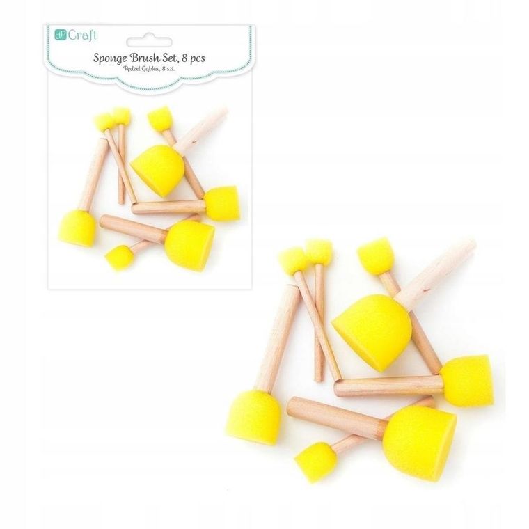 DP Craft, pędzel, gąbka, 8 szt.