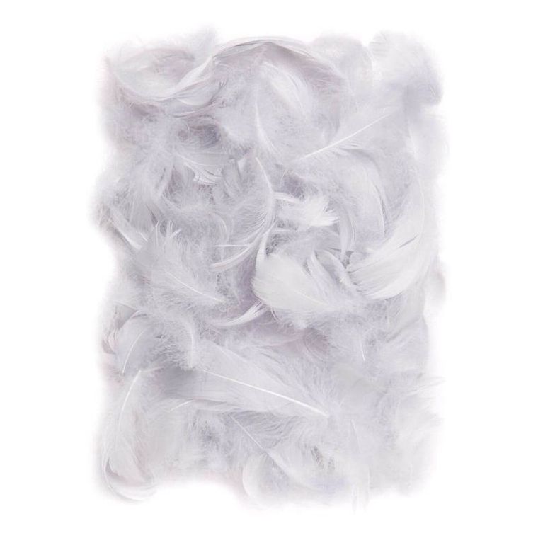 DP Craft, piórka szare, 5-12cm, 10g