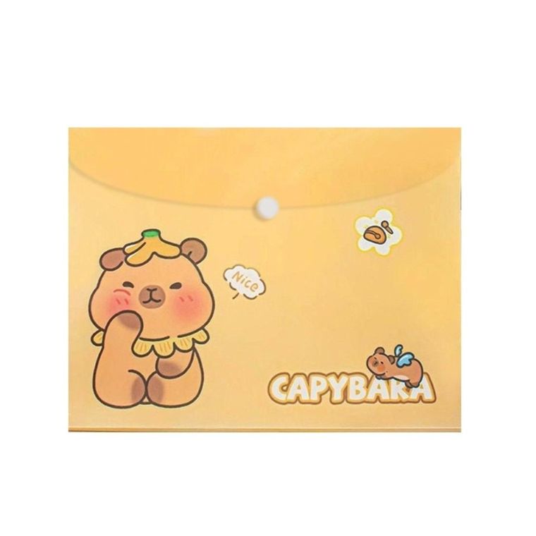 DP Craft, teczka A4, kopertowa na zatrzask, Kapibara