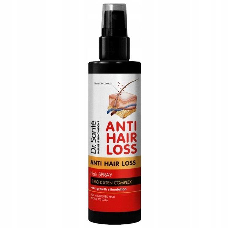 Dr. Sante, Anti Hair Loss, lakier-odżywka stymulujący wzrost włosów trichogen complex, 150 ml