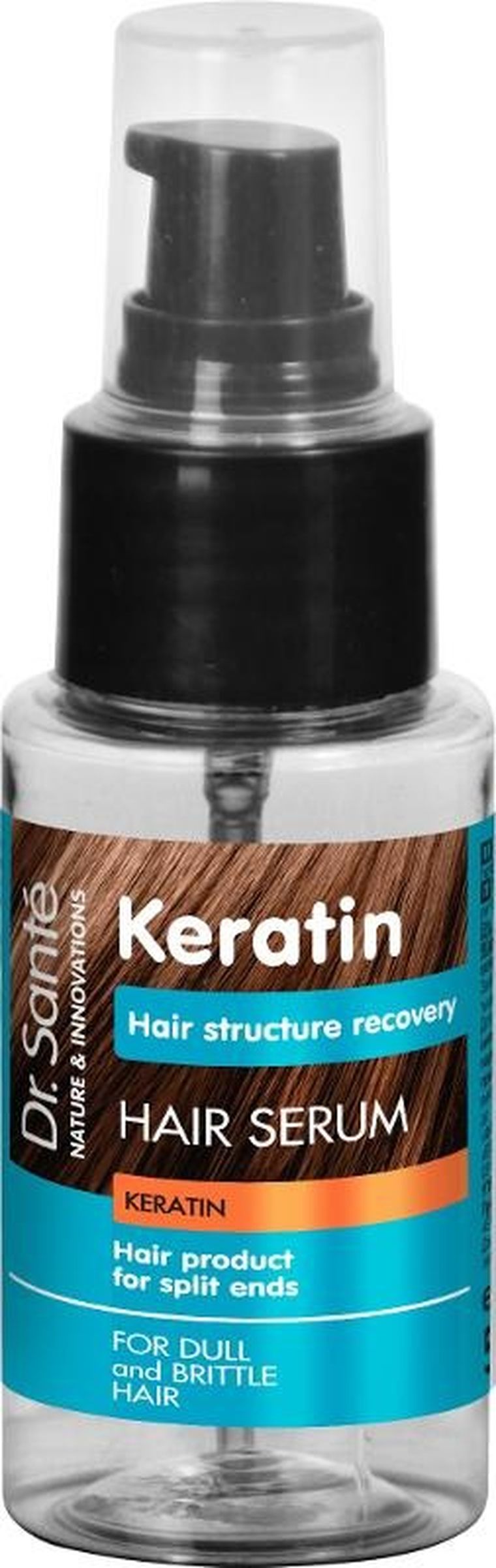 Dr. Sante, Keratin, serum do włosów matowych i łamliwych, 50 ml