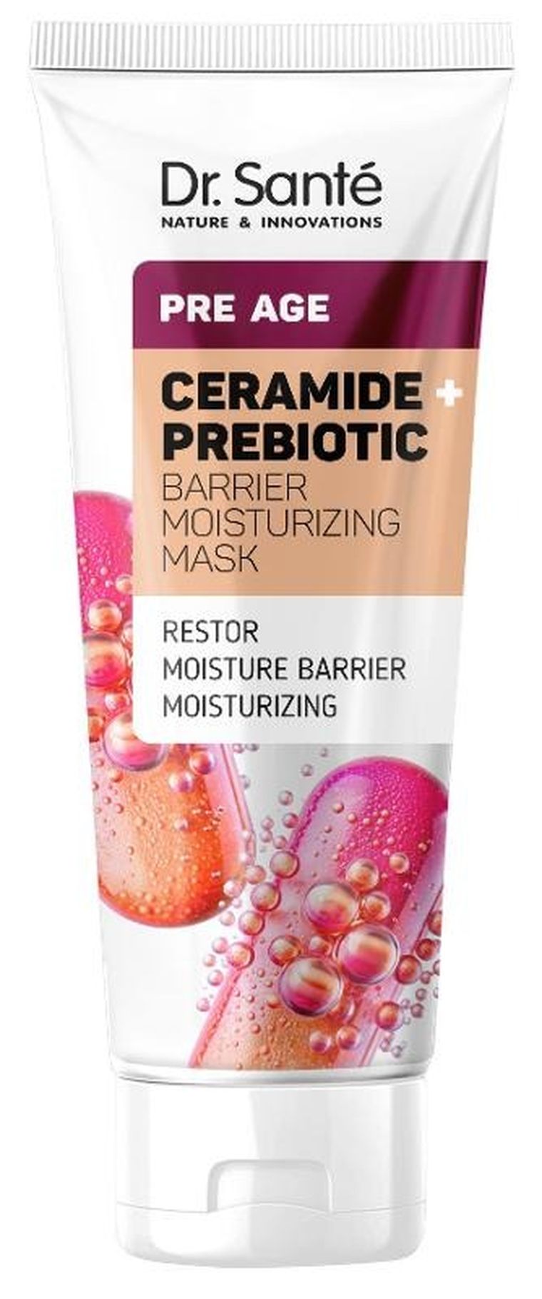 Dr. Sante, Pre Age, ochronna maska nawilżająca ceramide + prebiotic, 75 ml