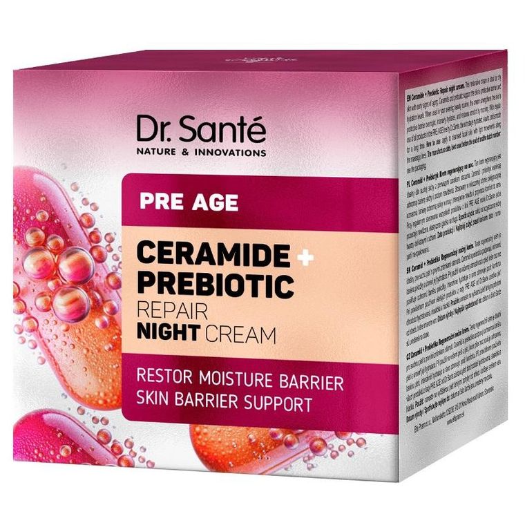Dr. Sante, Pre Age, regenerujący krem nawilżający na dzień ceramide + prebiotic, 50 ml