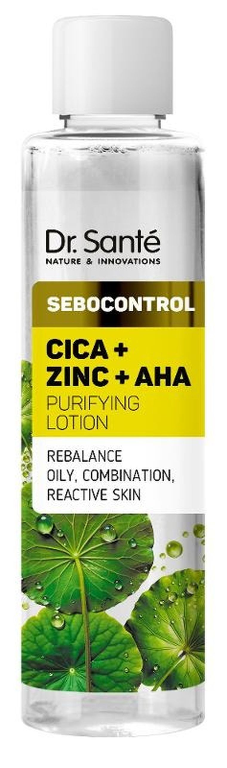 Dr. Sante, Sebocontrol Lotion, oczyszczający cica + zinc + aha, 200 ml