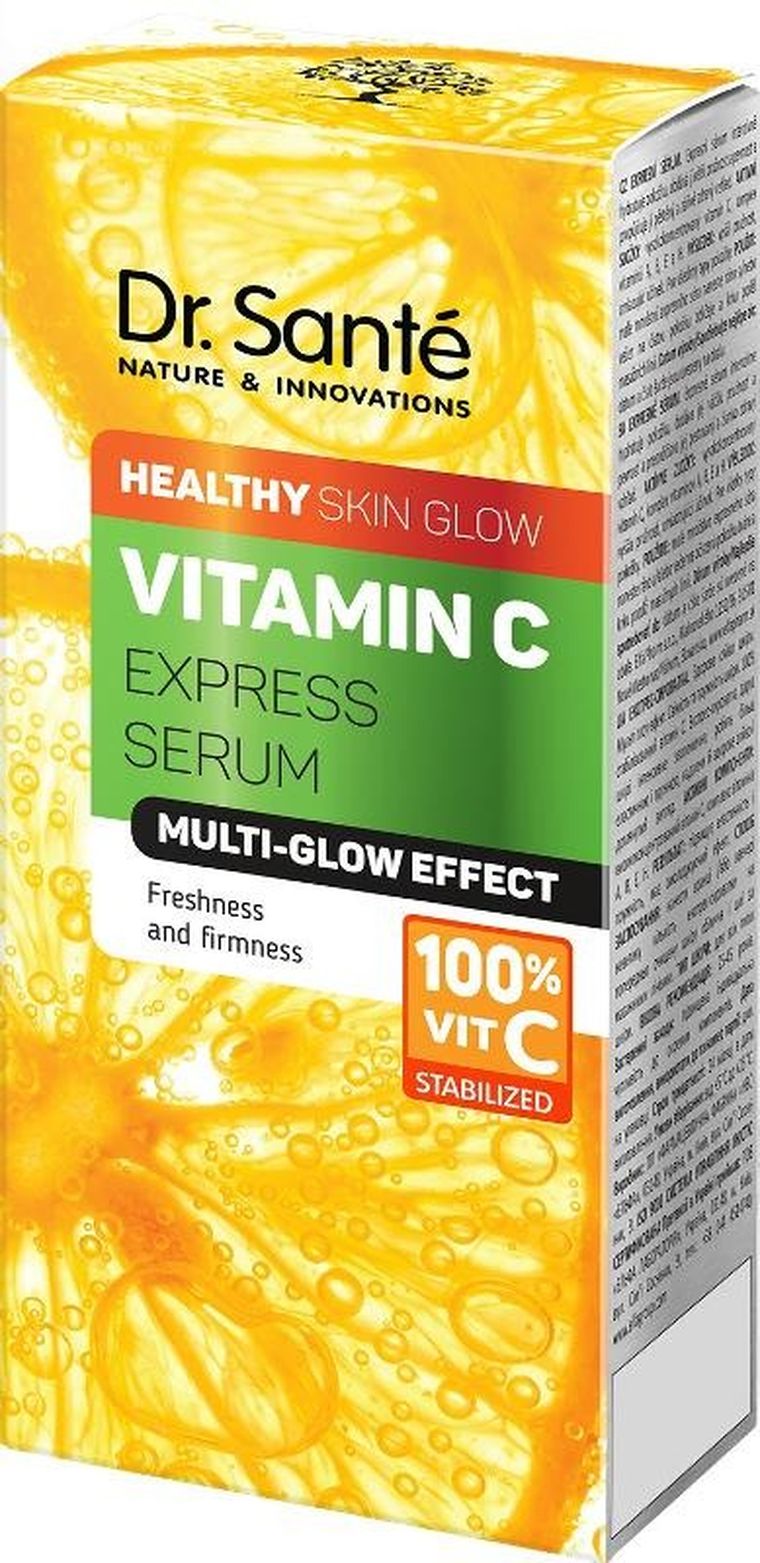 Dr. Sante, Vitamin C, serum do twarzy ultra antyoksydacyjne do skóry matowej i zmęczonej, 30 ml