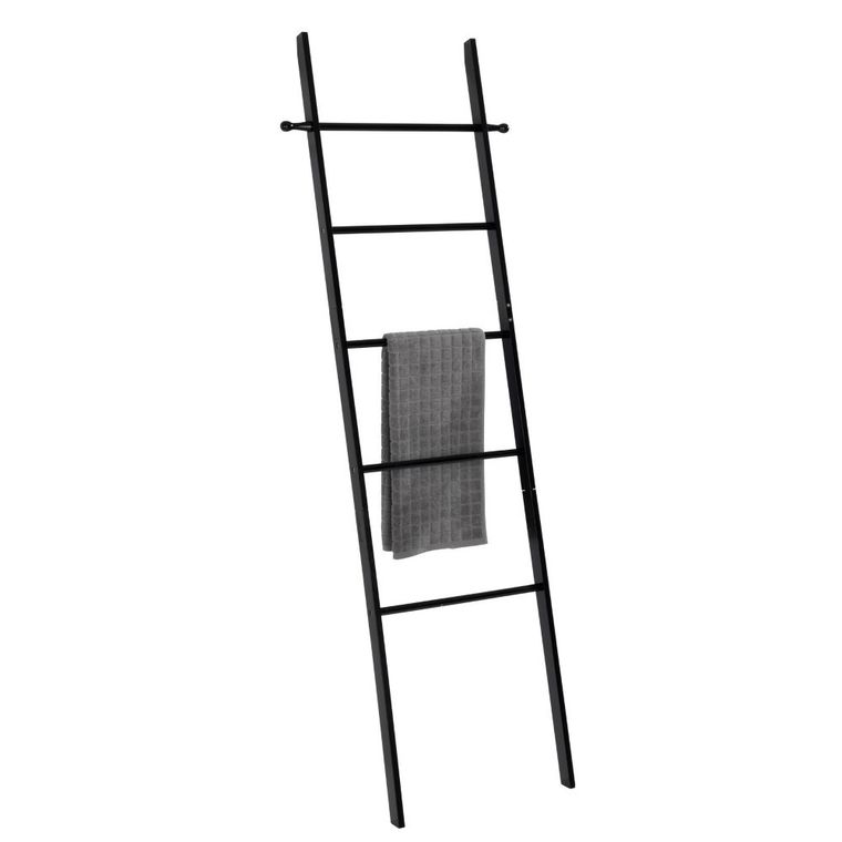 Drabina łazienkowa, Suri Bamboo, czarna