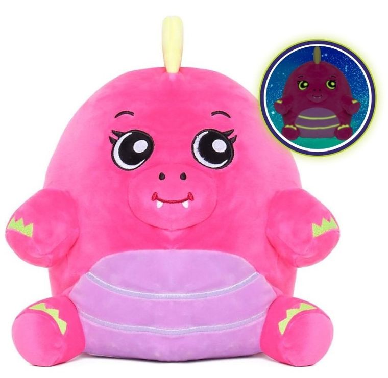 Dream Beams, Dinozaur Dana, maskotka świecąca w ciemności, 30 cm