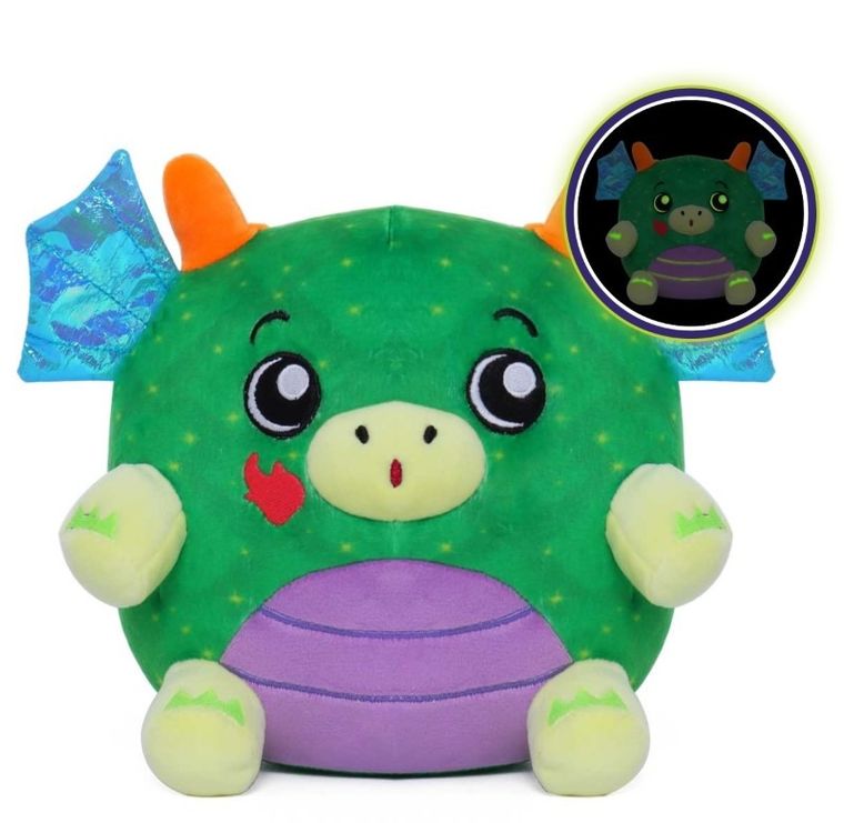 Dream Beams, Smok Draco, maskotka świecąca w ciemności, 30 cm