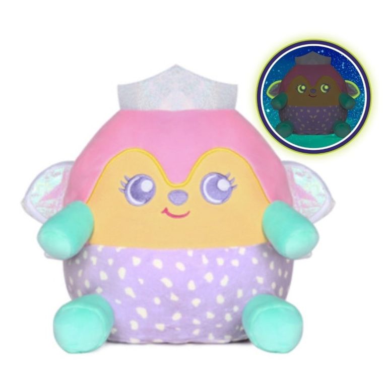 Dream Beams, Wróżka ze skrzydłami Luna, maskotka świecąca w ciemności, 18 cm
