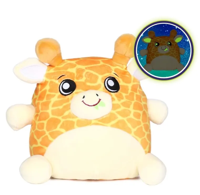 Dream Beams, Żyrafa Grace, maskotka świecąca w ciemności, 18 cm