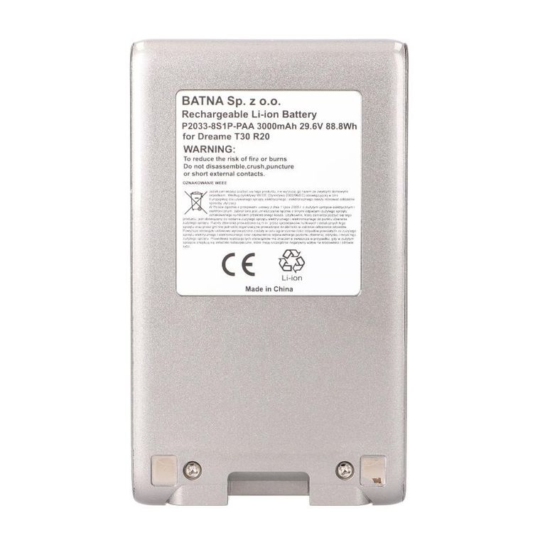 Dreame, bateria, akumulator do odkurzacza, T30 R20 21.6V 3000mAh
