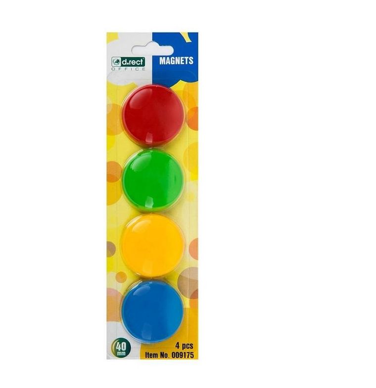 D.Rect, magnesy, 40 mm, 4 szt.