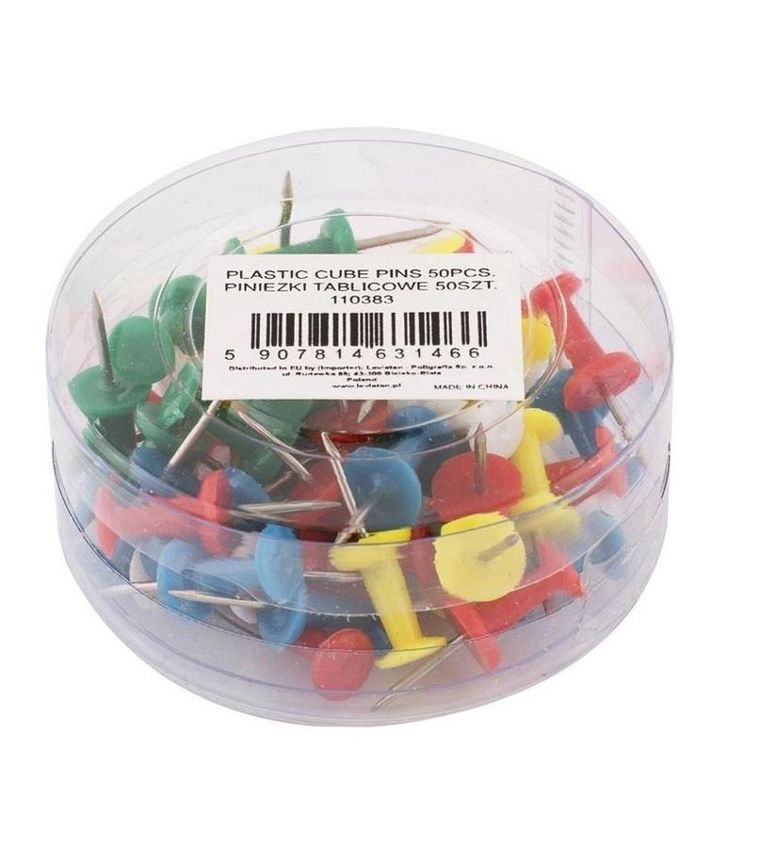 D.Rect, pinezki tablicowe, 50 szt.